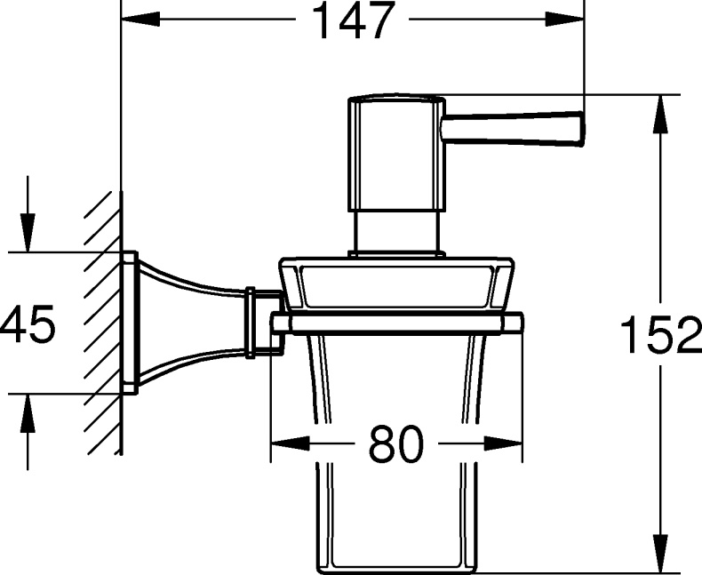 Дозатор Grohe Grandera 40627000 - 11