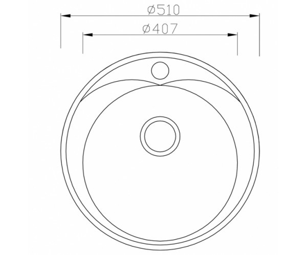 Мойка для кухни ZR-510/205 - 1