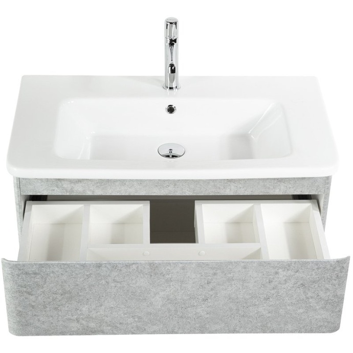 Тумба с раковиной BelBagno Albano 80 серый не - 3