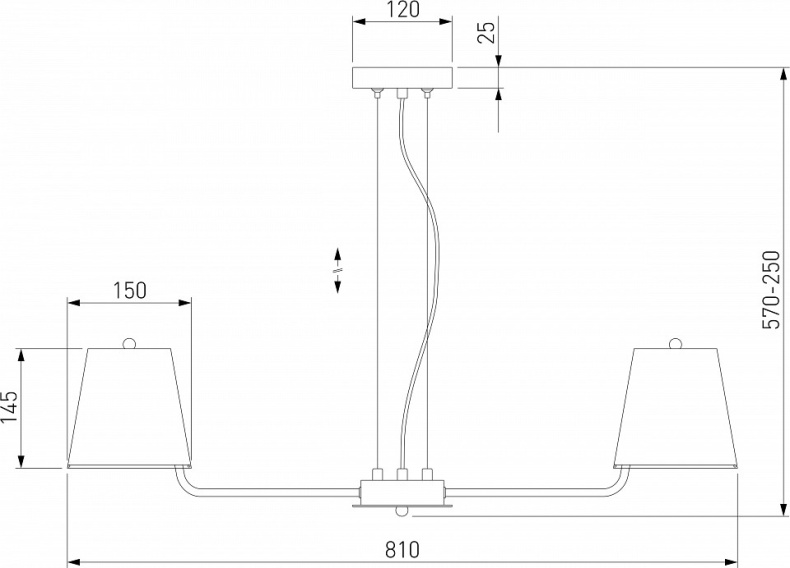 Подвесная люстра Eurosvet Amaretto 60155/8 хром - 4