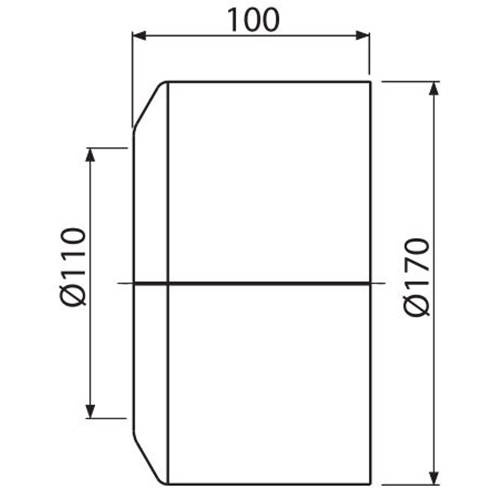 Обрамление для унитаза большое D=120 A980 - 1