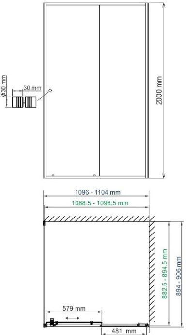 Душевой уголок Wasserkraft Dill 61S15 - 4