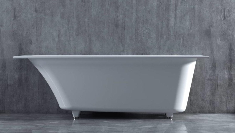 Ванна из искусственного камня Salini Orlando 180x80 102112MRH S-Sense, матовый, RAL снаружи - 7