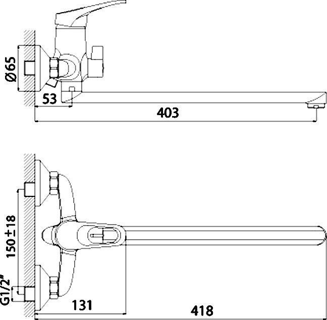 Смеситель Rossinka B универсальный B35-32 - 1