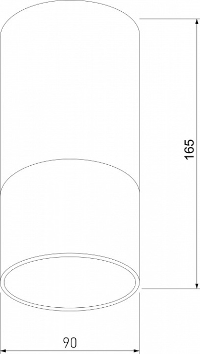 Накладной светильник Elektrostandard Light LED 35139/H серый - 1