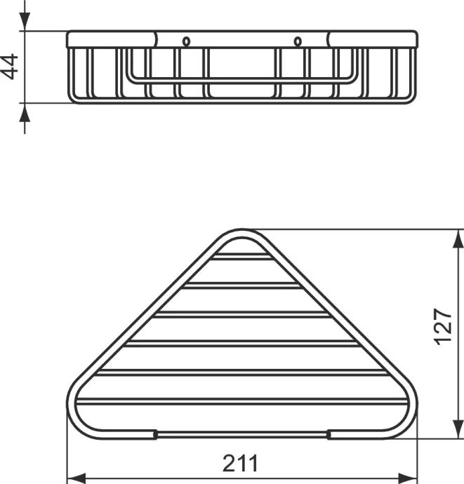 Полка угловая Ideal Standard IOM черный матовый A9105XG - 2