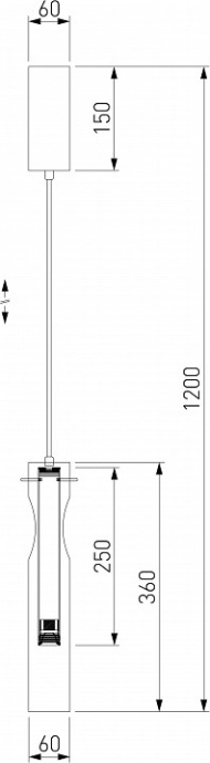 Подвесной светильник Eurosvet Swan 50254/1 LED черный - 3