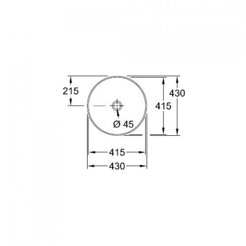 Рукомойник Villeroy & Boch Artis 4179 4301 alpin 41794301 - 3