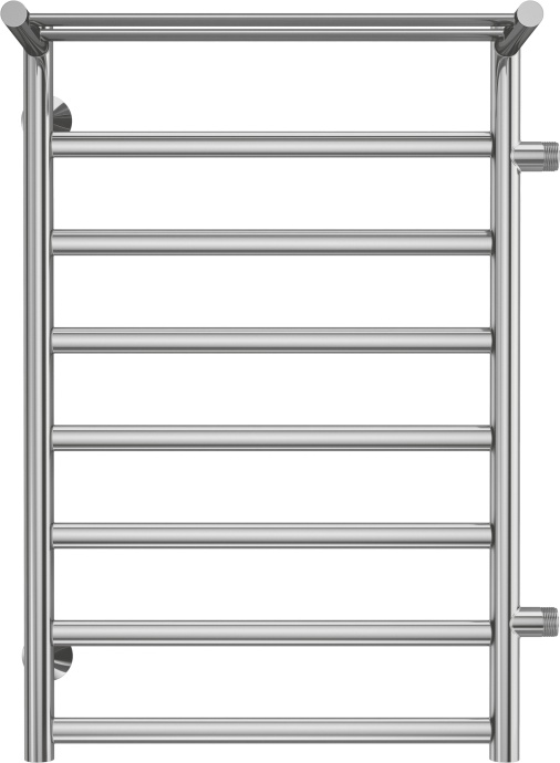Водяной полотенцесушитель Terminus Хендрикс П8 500x800 с полкой Хром боковое подключение 4670078530417 - 0