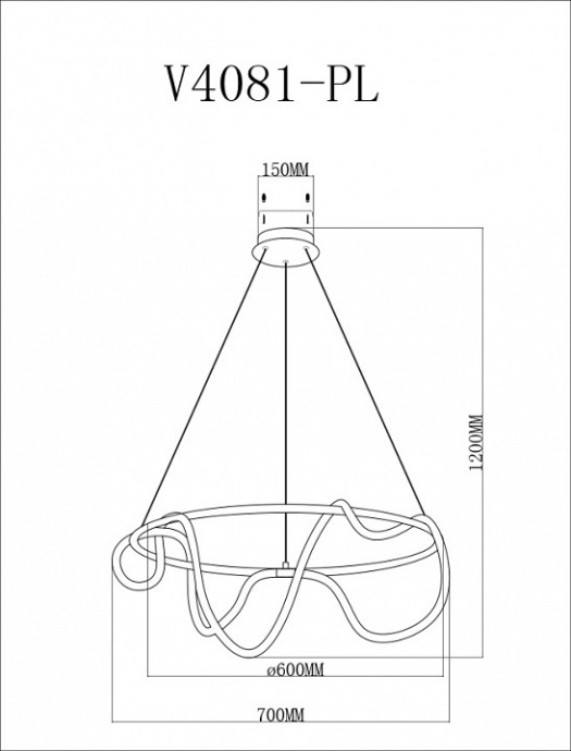 Подвесной светильник Moderli TRUE V4081-PL - 1