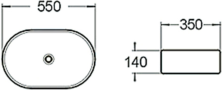 Раковина SantiLine SL-1018 - 1