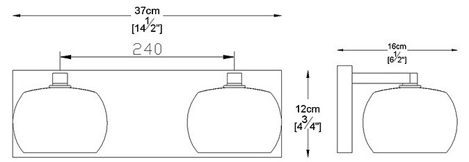 Бра Zumaline Crystal W0076-02A-B5FZ - 1