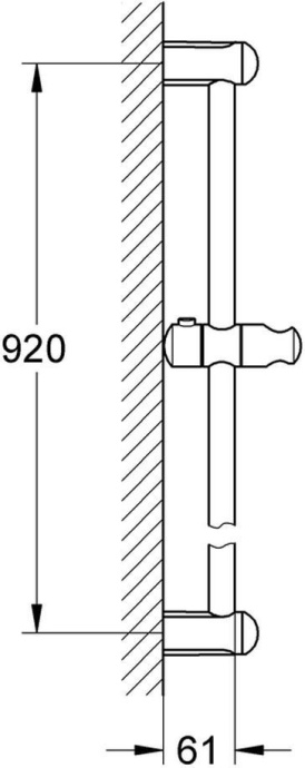 Душевая штанга Grohe Tempesta Classic 27524000 - 2