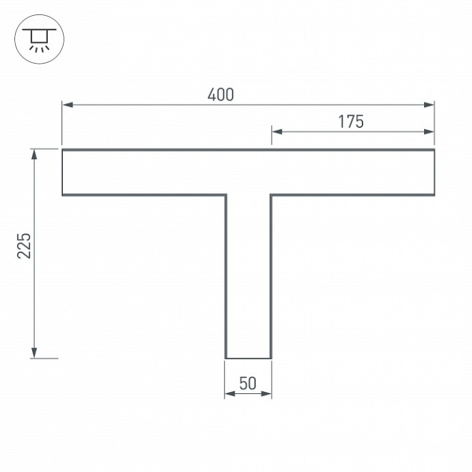 Коннектор T-образный Arlight SL-Line-5035 030117 - 2