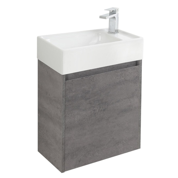 Тумба под раковину Belbagno Kraft Mini 50 R серый KRAFT MINI-500/260-1A-SO-CG-R - 1