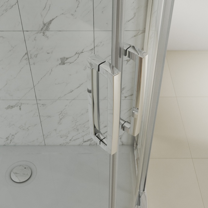 Душевой уголок STWORKI Эстерсунд DE019R80110200CH 110x80 см профиль хром глянец 3GW038TTKK000 - 3