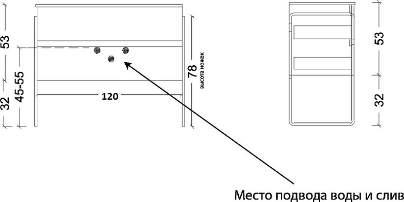 Тумба под раковину Armadi Art Vallessi 120 черный матовый 837-120-A mat - 9