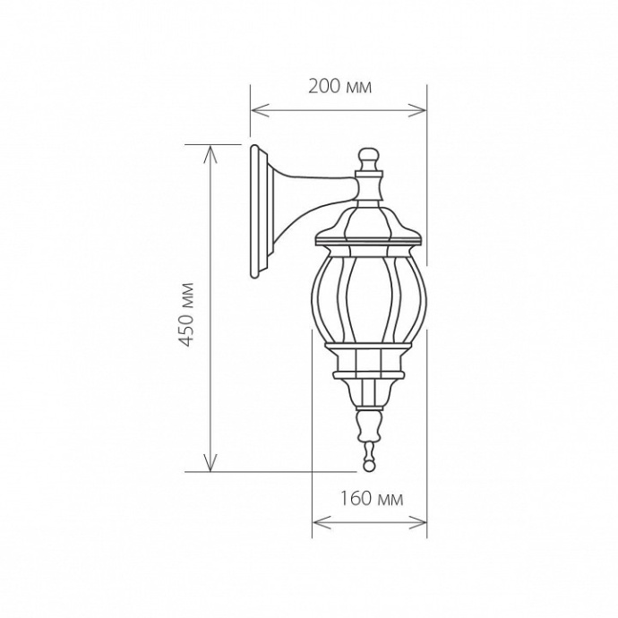 Светильник на штанге Elektrostandard Farola GL 1001D - 2