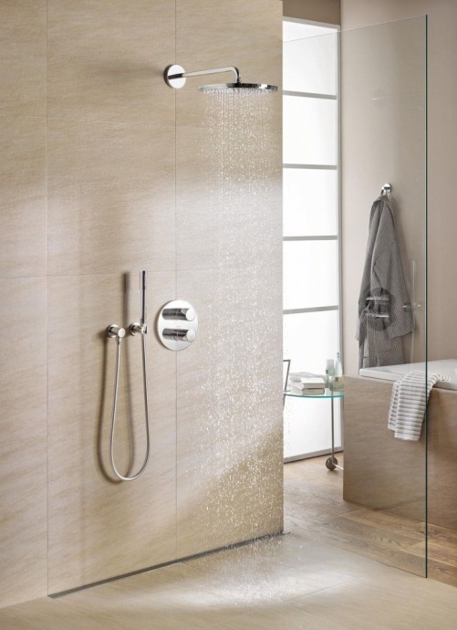 Душевой комплект Grohe Grohtherm 34732000 С ВНУТРЕННЕЙ ЧАСТЬЮ, с термостатом - 1