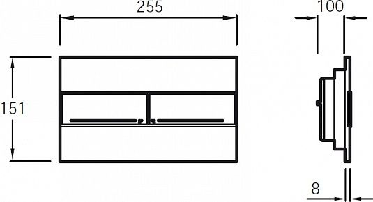 Комплект Jacob Delafon Patio E21740RU-00 кнопка хром - 9