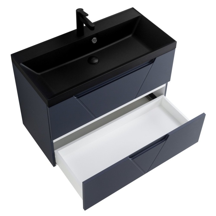 Комплект мебели BelBagno Vittoria 100 черный матовый - 3