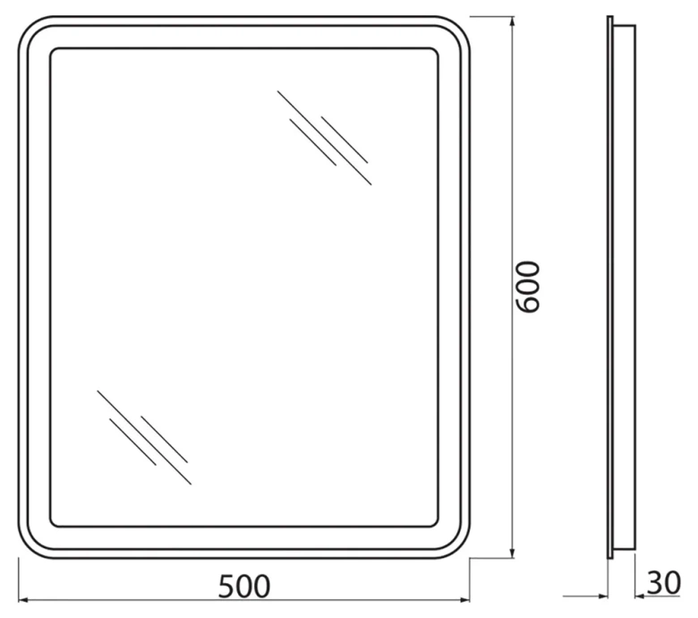 Комплект мебели BelBagno Kraft 39 70 темное дерево - 13