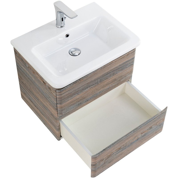 Тумба с раковиной BelBagno Albano 50 светлое дерево - 3