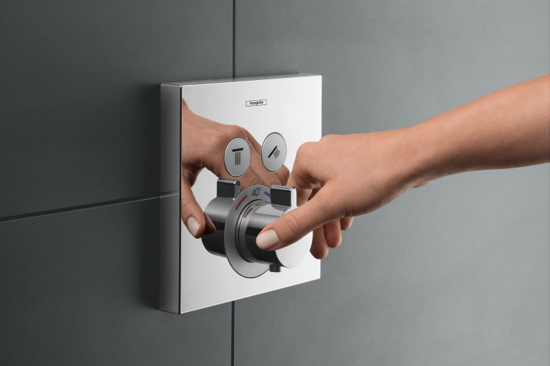 Термостат Hansgrohe ShowerSelect 15763000 для душа - 8