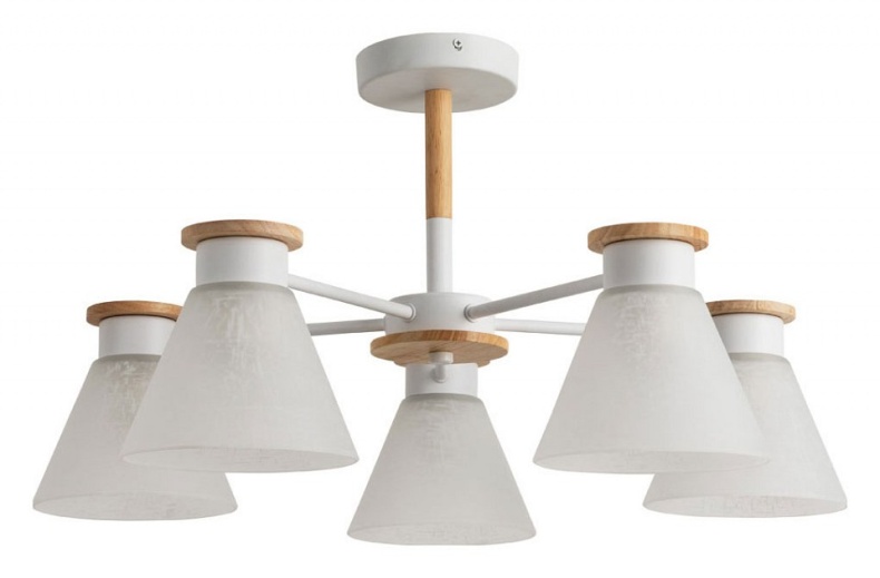 Потолочная люстра Arte Lamp Tyler A1031PL-5WH - 0