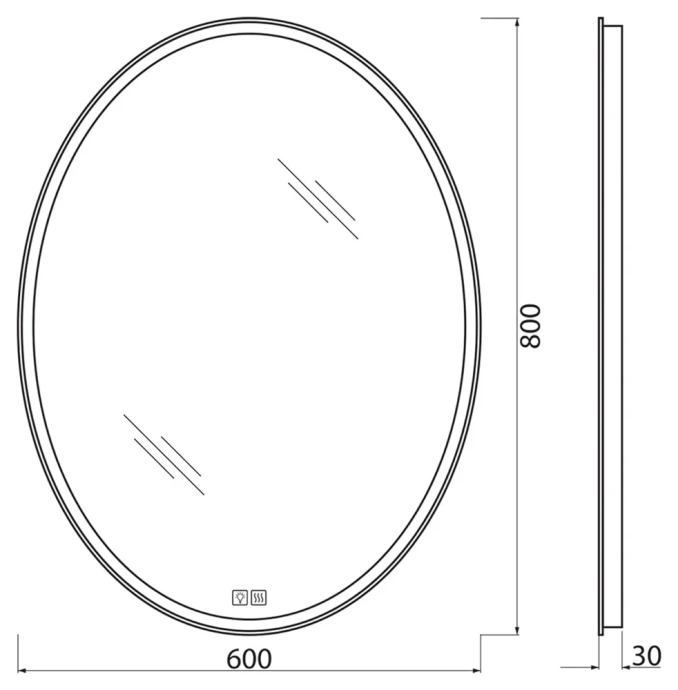 Комплект мебели BelBagno Pietra Mini 46 L белый - 8