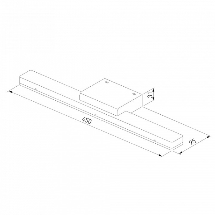 Подсветка для зеркала Elektrostandard Protect a052870 - 3