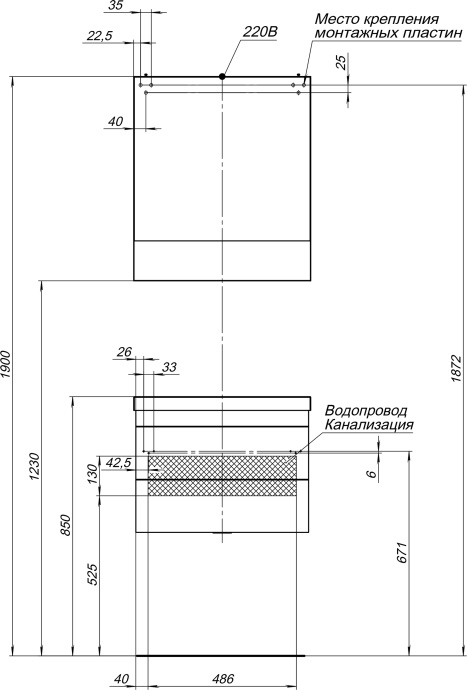 Зеркало-шкаф Aquanet Верона 58 белый 175344 - 34