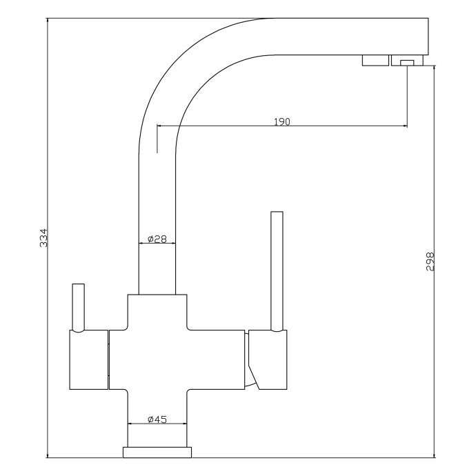 Swedbe Selene Plus кухонный смеситель для фильтра 2в1, с фильтром Аквафор Морион, K8148M К8148М - 2