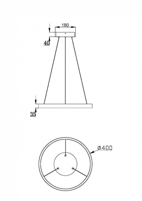 Подвесной светильник Maytoni Rim MOD058PL-L22WK - 2