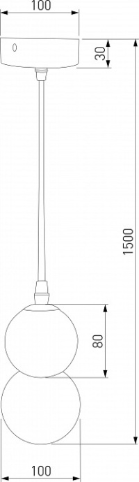 Подвесная люстра Eurosvet Polar 50250/1 LED черный - 2