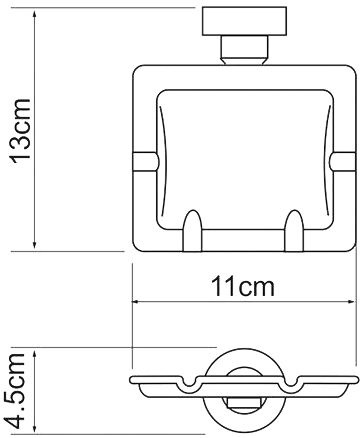 Пепельница Wasserkraft K-1081 - 2