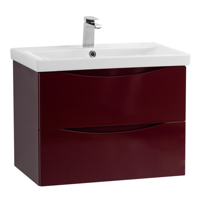 Тумба под раковину BelBagno Marino-Cer 70 бордовый MARINO-CER-700-2C-SO-BRDL-P - 1