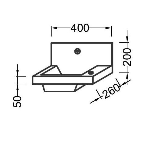 Мебельная раковина Jacob Delafon Pop Laminar  EB406-00 - 2