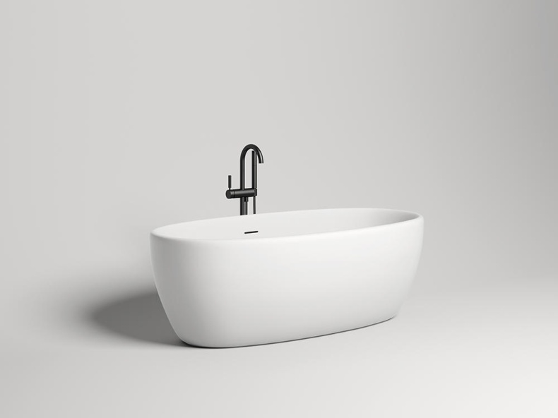 Ванна из искусственного камня Salini Luce 170x85  100121M S-stone -матовый; - 1