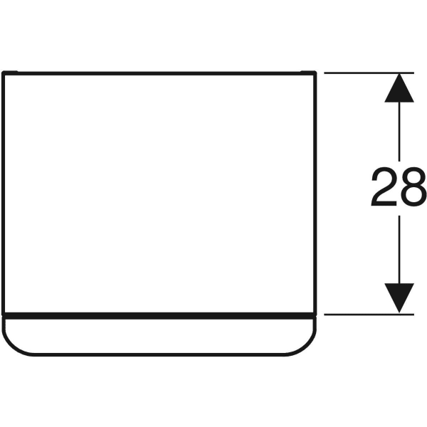 Шкаф Smyle Square низкий пекан Geberit 500.359.JR.1 - 5