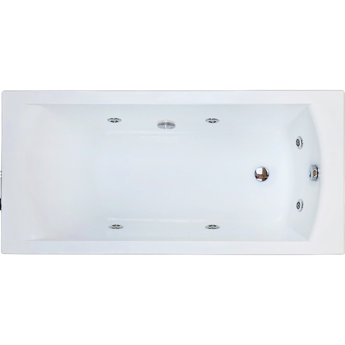 Ванна акриловая Royal Bath Vienna Standart 150x70 с гидромассажем белый RB953201ST - 0