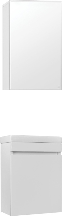 Тумба с раковиной Style Line Compact 40 Люкс, белая - 2