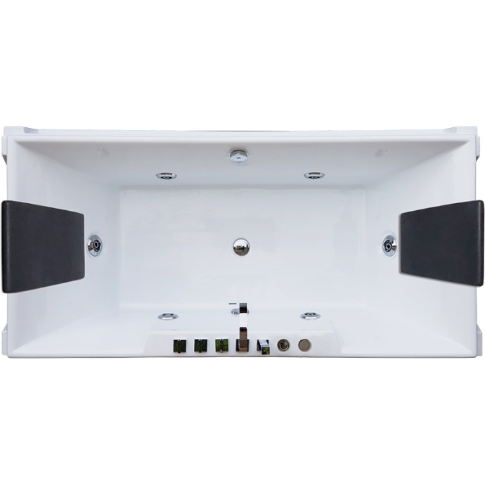 Ванна акриловая Royal Bath Triumph Comfort 185х87 с гидромассажем белый RB665102CO - 0
