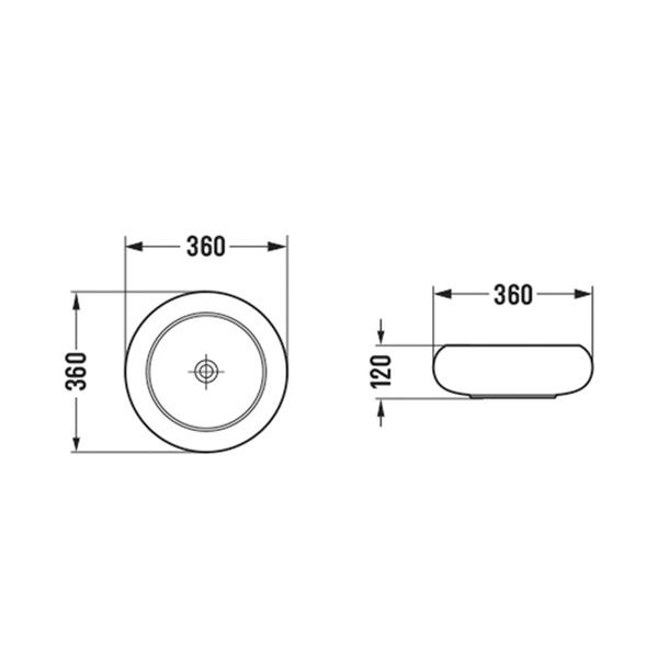 COMFORTY. Раковина COMFORTY 113MC капучино матовый 00-00012227 - 9