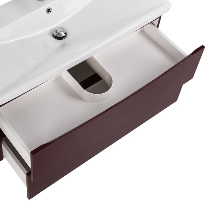 Тумба под раковину BelBagno Marino-Cer 100 бордовый MARINO-CER-1000-2C-SO-BRDL-P - 3