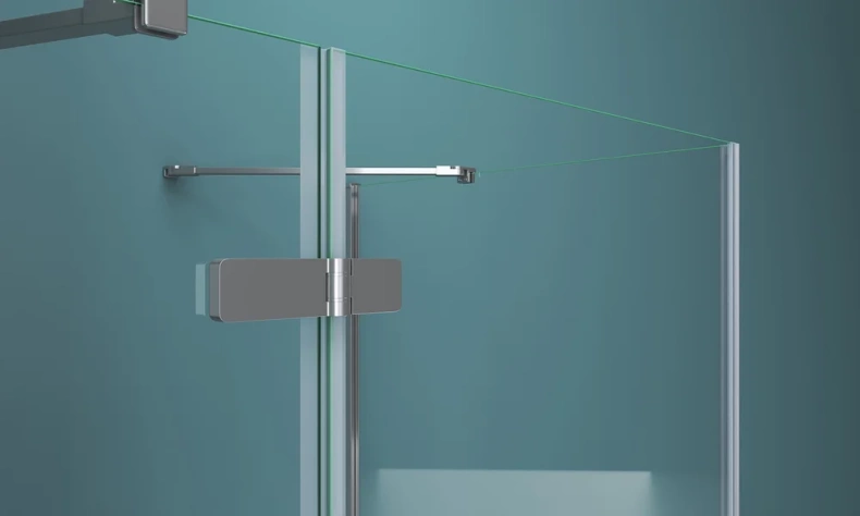 Душевой уголок BelBagno Kraft 100х80 хром  KRAFT-AH-12-100/80-C-Cr-L - 2