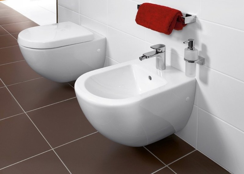 Биде подвесное Villeroy & Boch Subway (7400 00 01) 74000001 - 3