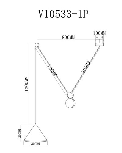 Подвесной светильник Moderli Plano V10533-1P - 2