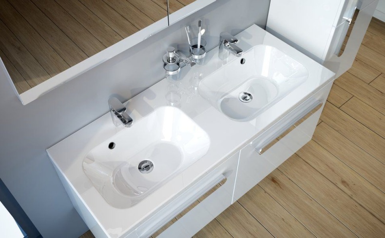 Раковина Ravak Chrome 120 двойная XJG01112000 - 1