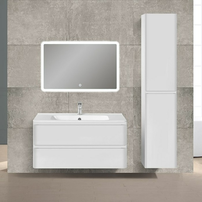 Тумба с раковиной Vincea Vico 100 белая - 1